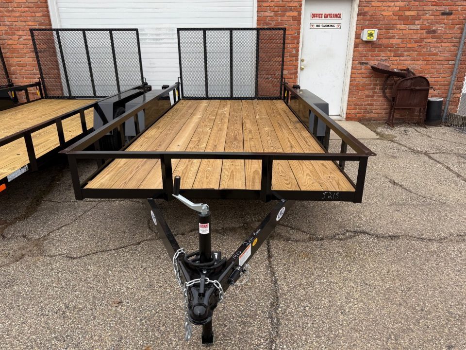 New 2027 AMO 6.4 x 14 A.M.O. Tandem Landscape Trailer - 2 Axle Brake Landscape Trailer