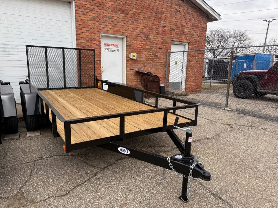 New 2027 AMO 6.4 x 14 A.M.O. Tandem Landscape Trailer - 2 Axle Brake Landscape Trailer