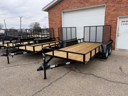New 2027 AMO 6.4 x 14 A.M.O. Tandem Landscape Trailer - 2 Axle Brake Landscape Trailer