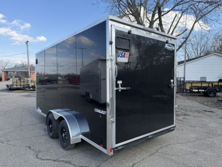 New 2026 FORMULA TRAILERS 7 x 16 Cargo / Enclosed Trailer with 7ft Interior with Ramp Door - UPGRADED MODEL - MONROE STORE ONLY SALE UNIT