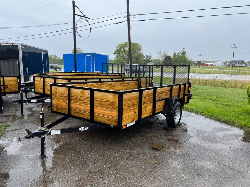 New 2027 AMO 6.5 x 12 A.M.O. High Side Landscape Trailer Landscape Trailer