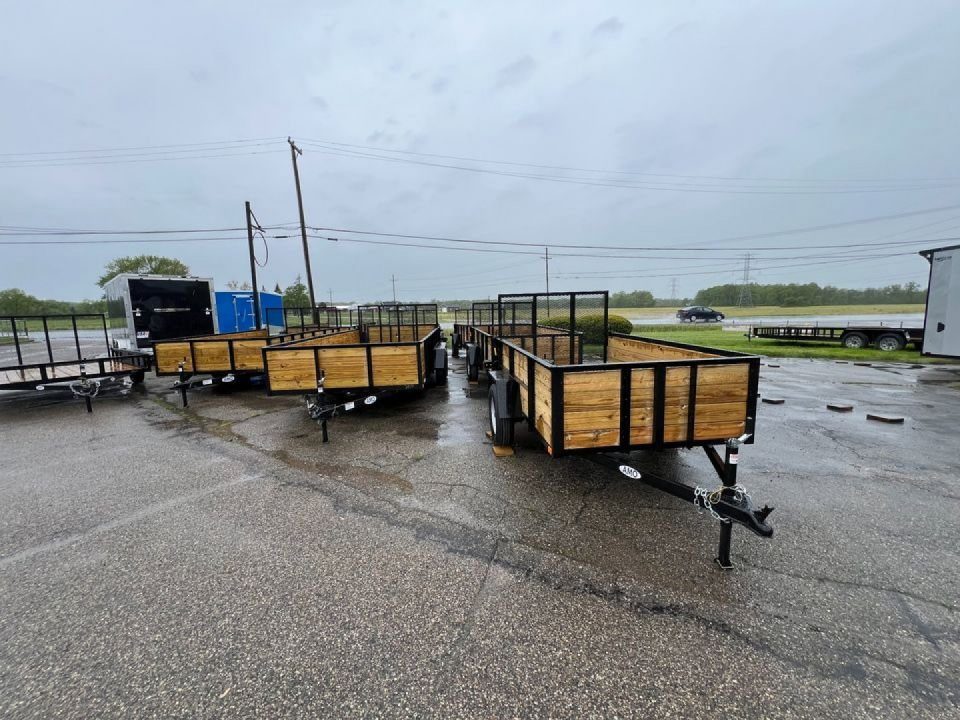 New 2027 AMO 6.5 x 12 A.M.O. High Side Landscape Trailer Landscape Trailer