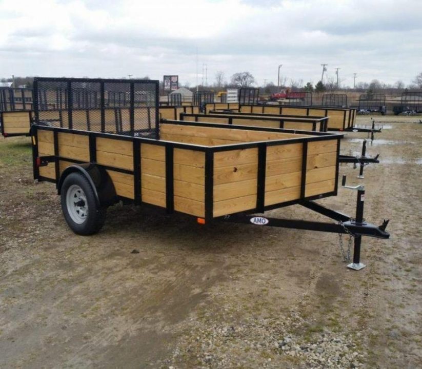 New 2027 AMO 6.5 x 14 A.M.O. High Side Landscape Trailer Landscape Trailer