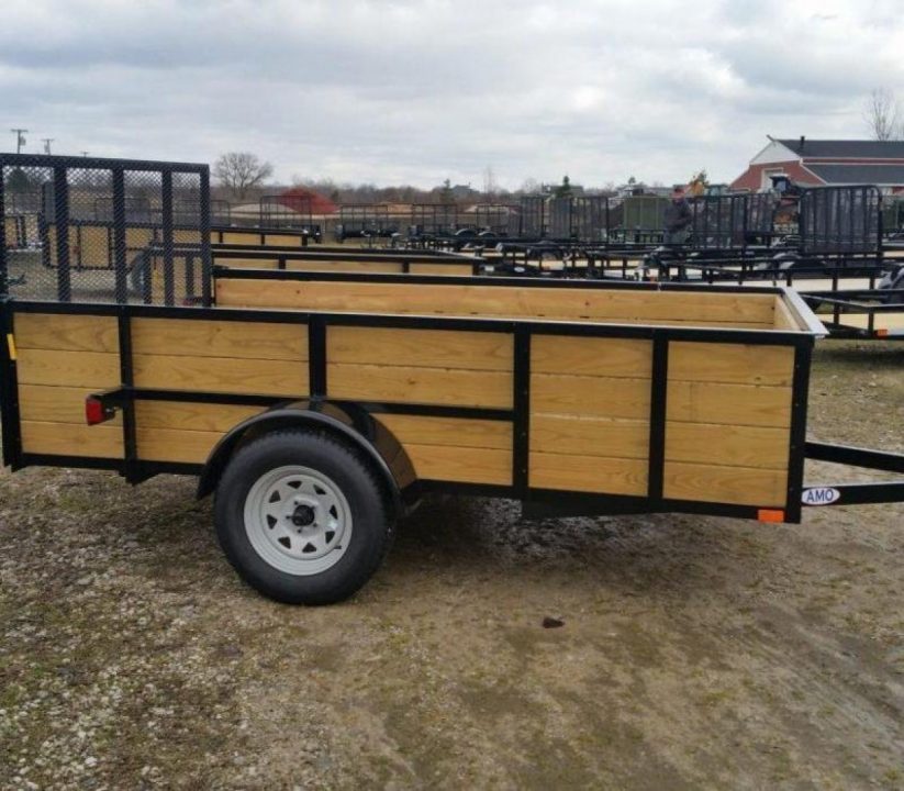 New 2027 AMO 6.5 x 14 A.M.O. High Side Landscape Trailer Landscape Trailer