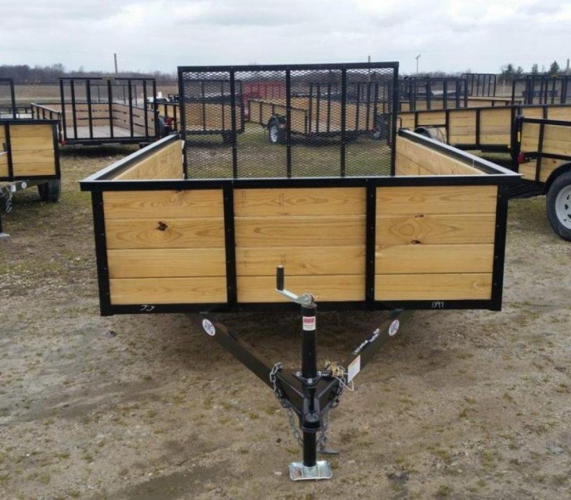 New 2027 AMO 6.5 x 14 A.M.O. High Side Landscape Trailer Landscape Trailer