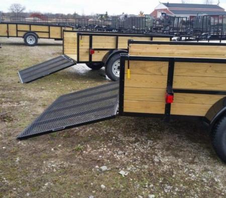 New 2027 AMO 6.5 x 14 A.M.O. High Side Landscape Trailer Landscape Trailer