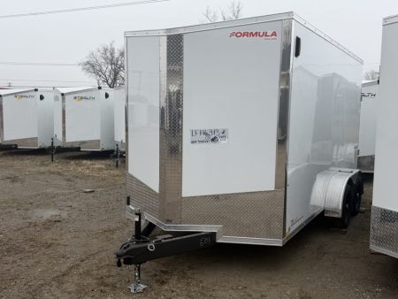 New 2026 FORMULA TRAILERS 7 x 14 Cargo / Enclosed Trailer with 7ft Interior with Ramp Door - UPGRADED MODEL- MONROE ONLY SALE UNIT !!