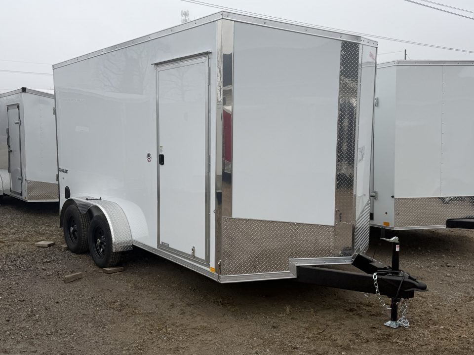 New 2026 FORMULA TRAILERS 7 x 14 Cargo / Enclosed Trailer with 7ft Interior with Ramp Door - UPGRADED MODEL- MONROE ONLY SALE UNIT !!