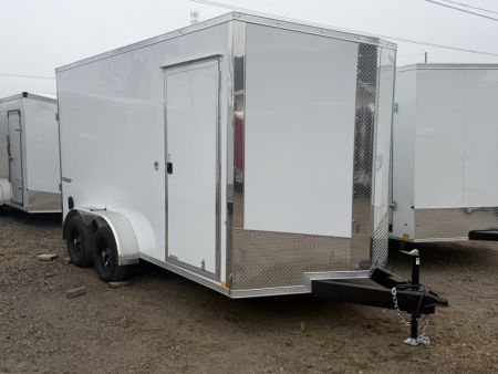New 2026 FORMULA TRAILERS 7 x 14 Cargo / Enclosed Trailer with 7ft Interior with Ramp Door - UPGRADED MODEL- MONROE ONLY SALE UNIT !!