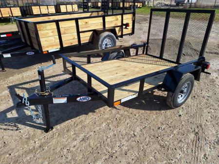 New 2027 AMO 4x6 Light Duty 2K Lowside Landscape Trailer