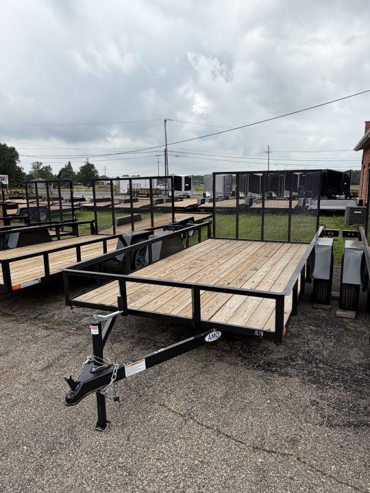 New 2027 AMO 6.4 x 12 A.M.O. Low Side Landscape Trailer Landscape Trailer