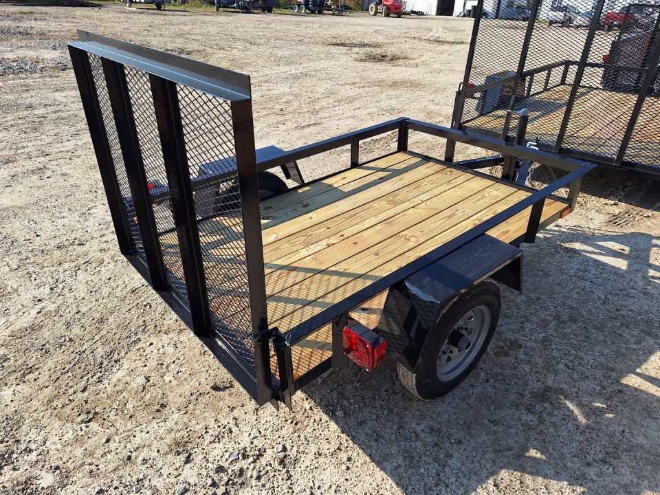 New 2027 AMO 4x8 Light Duty 2K Lowside Landscape Trailer