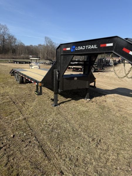 New 2026 Load Trail 102X32 HYD DOVE TAIL HYD JACKS 9' CLEATED DOVETAIL Deckover Trailer