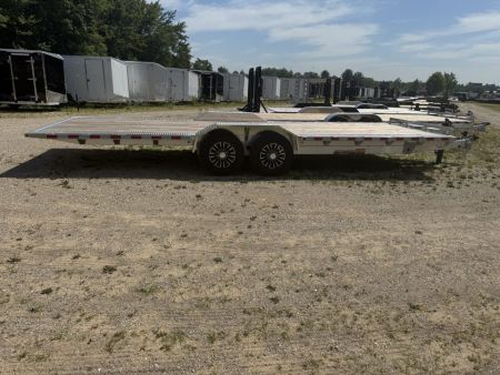 New 2026 H&H Trailers 102X24 ALUMINUM 14K Tilt Trailer