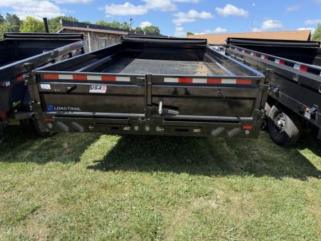 New 2027 Load Trail 96X16 DECKOVER W/FOLD DOWN SIDES Dump Trailer