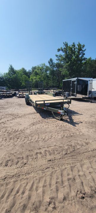 New 2026 Load Trail 83X20 ARMY GREEN 14K Equipment Trailer