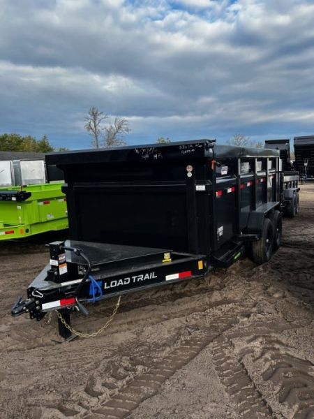 New 2026 Load Trail 83X14 14K 7 GAUGE FLOOR W/ 4FT WALL Dump Trailer