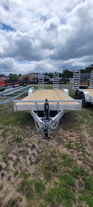 New 2026 H&H Trailers 82X22 14K ALUMINUM Equipment Trailer