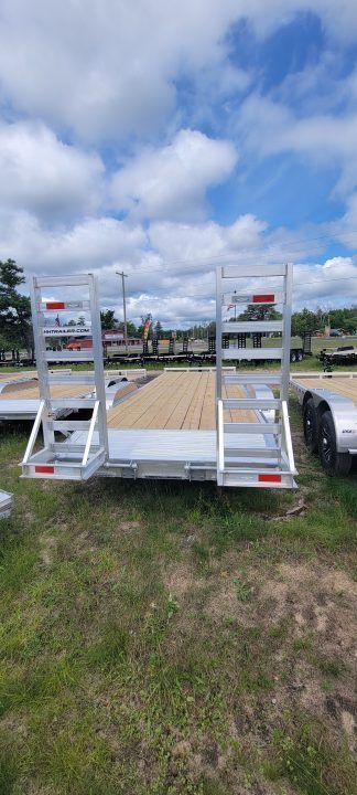 New 2026 H&H Trailers 82X20 14K HD RAMPS Equipment Trailer