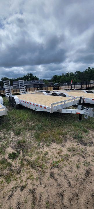 New 2026 H&H Trailers 82X20 14K HD RAMPS Equipment Trailer
