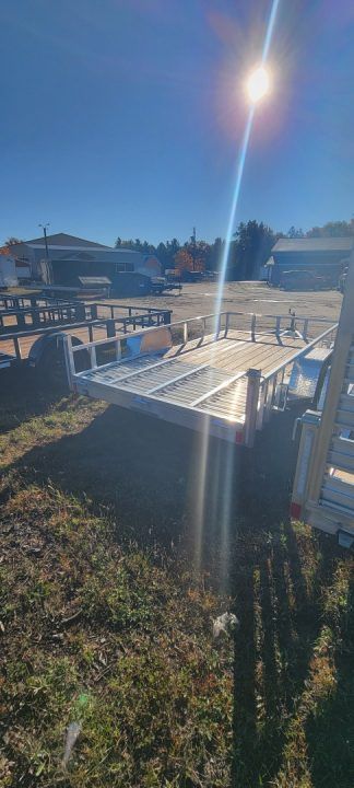 New 2026 Stealth Trailers 6.5X12 PHANTOM ALUMINUM 3K Landscape Trailer