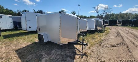 New 2027 Stealth Trailers 5X8 SILVER NEW STYLE Cargo / Enclosed Trailer