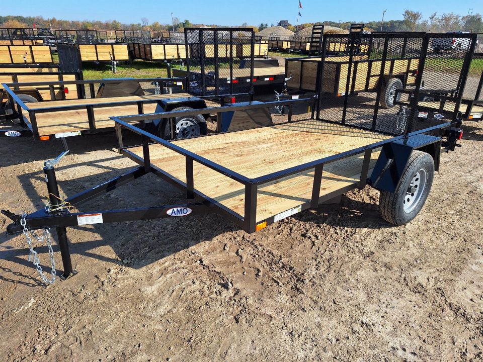 New 2025 AMO 76"x10' Lowside Landscape Trailer