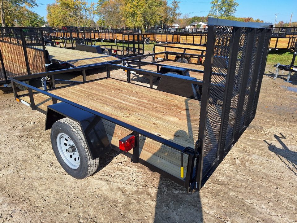 New 2025 AMO 76"x10' Lowside Landscape Trailer