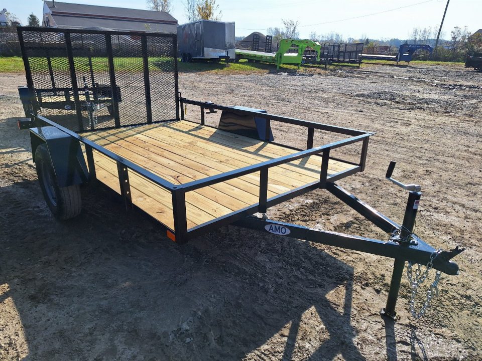 New 2025 AMO 76"x10' Lowside Landscape Trailer