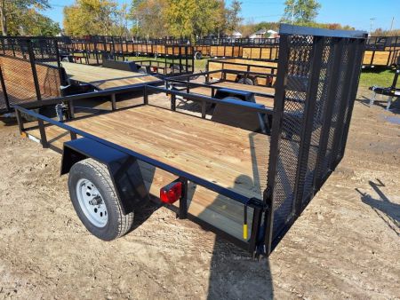 New 2025 AMO 76"x10' Lowside Landscape Trailer