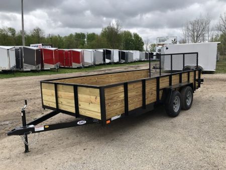 New 2026 AMO 16' 2 BRAKE WOODSIDE Landscape Trailer