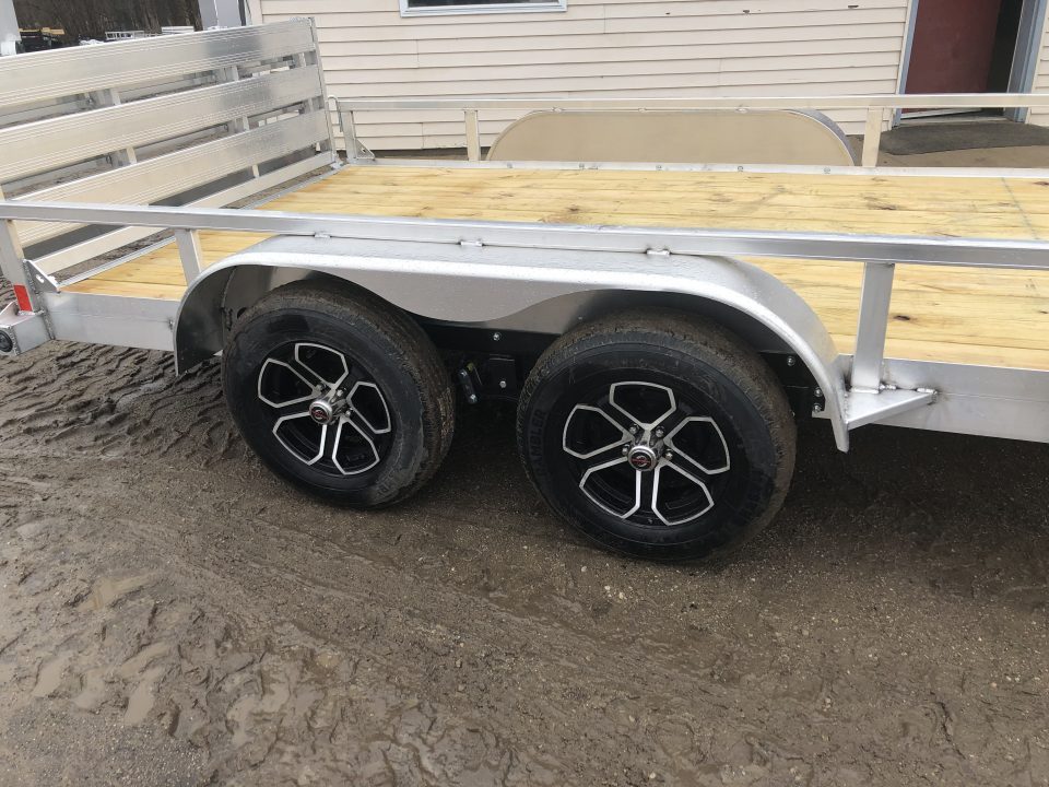 New 2026 Load Trail 83X14 Alum. w/ BI-Fold Gate Landscape Trailer