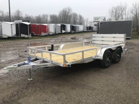New 2026 Load Trail 83X14 Alum. w/ BI-Fold Gate Landscape Trailer