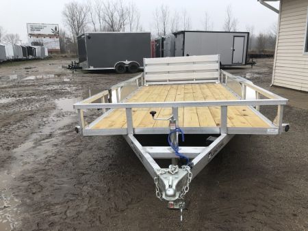 New 2026 Load Trail 83X14 Alum. w/ BI-Fold Gate Landscape Trailer