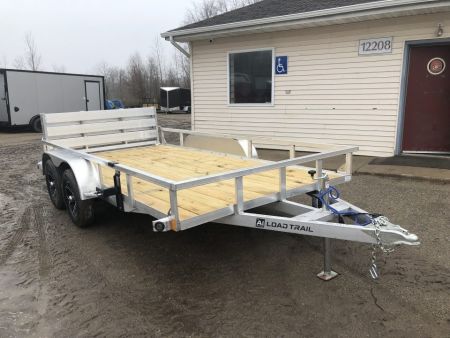 New 2026 Load Trail 83X14 Alum. w/ BI-Fold Gate Landscape Trailer