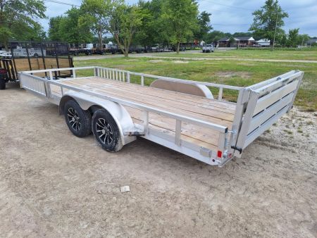 New 2026 H&H Trailers 82x18 Aluminum ATV / Landscape Trailer