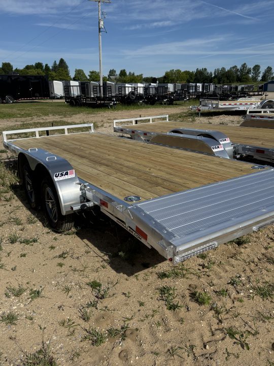 New 2026 H&H Trailers 18' ALL ALUMINUM DOVETAIL Car Hauler