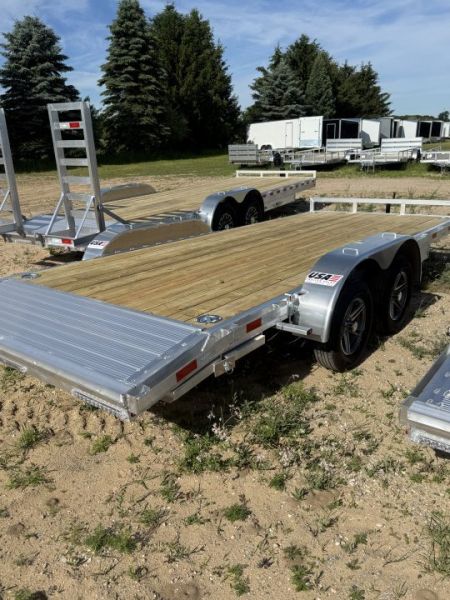 New 2026 H&H Trailers 18' ALL ALUMINUM DOVETAIL Car Hauler