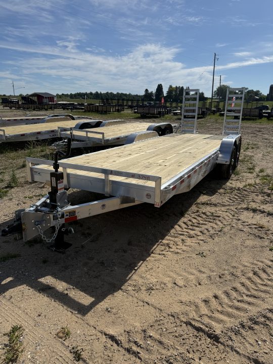 New 2026 H&H Trailers 22' ALL ALUMINUM DOVETAIL Equipment Trailer
