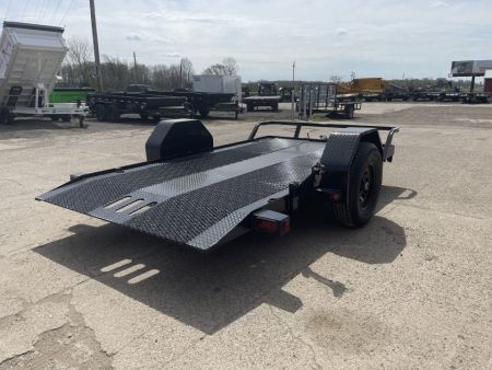 New 2026 Load Trail 77x12 Scissor Tilt 7k Tilt Trailer