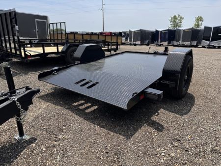New 2026 Load Trail 77x10 7k Scissor W/O Front Rail Tilt Trailer
