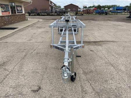 New 2026 Genesis Trailers 20Ft Galvanized Crank Up W/ No Brakes Boat Trailer