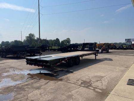 New 2027 Load Trail 102X25 Standard Deckover 14k w/MAX Ramps Gooseneck Bodies