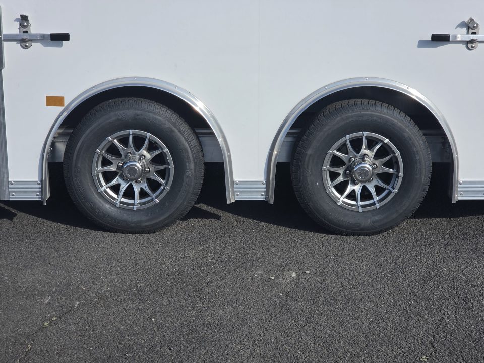 New 2027 ALCOM 8.5X24 XPRESS LOADED Race Trailer w/ Elite Escape Door 10K GVWR