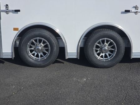 New 2027 ALCOM 8.5X24 XPRESS LOADED Race Trailer w/ Elite Escape Door 10K GVWR