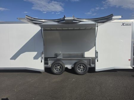 New 2027 ALCOM 8.5X24 XPRESS LOADED Race Trailer w/ Elite Escape Door 10K GVWR
