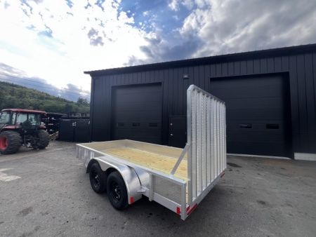 New 2027 High Country 6.5X14 All Aluminum / Landscape Ramp / Solid sides / Elec. Brakes - 7000GVW