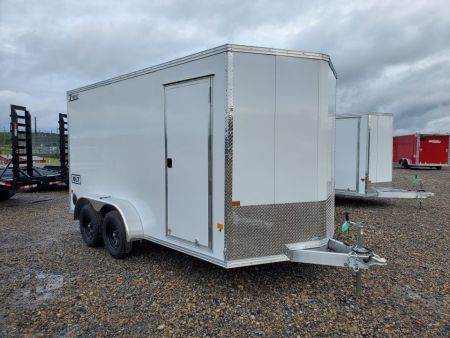 New ALCOM XLT-BD Enclosed Trailer / 7000 GVWR / 7'x14' / Rear Ramp Door