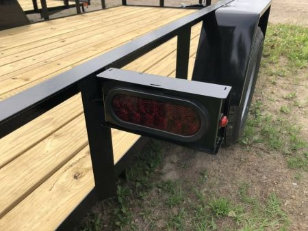 New 2027 AMO 82X12 W/ LED LIGHTS AND SPRING ASSIST GATE Landscape Trailer