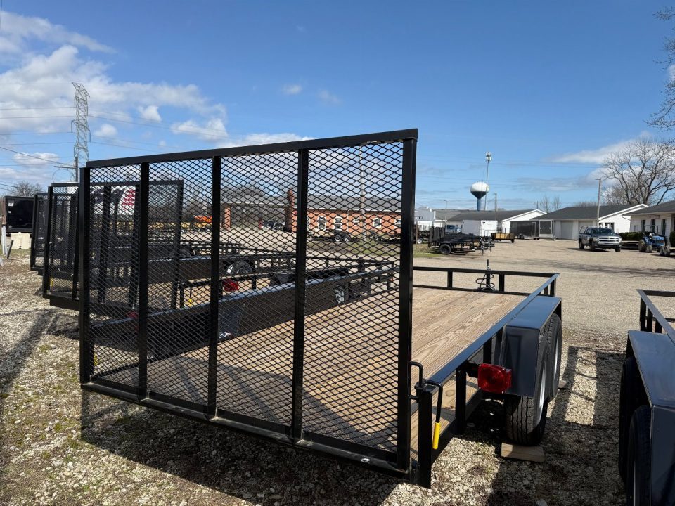 New 2027 AMO 6.4 x 16 A.M.O. Tandem Landscape Trailer - 1 Axle Brake Landscape Trailer